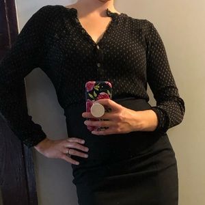 •SOLD•Rosey Burg Blouse